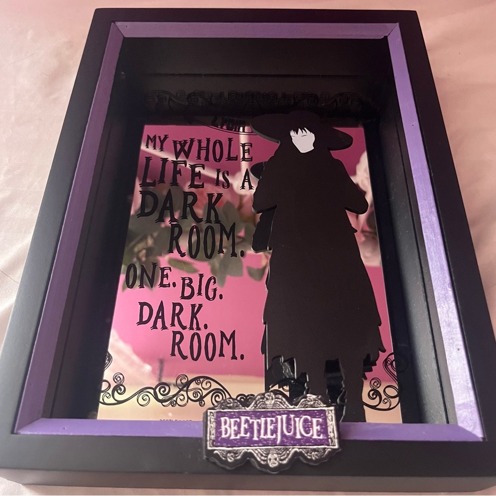 Beetlejuice Lydia wall decor
